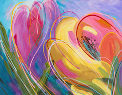 Bursting with Color 2 Giclee