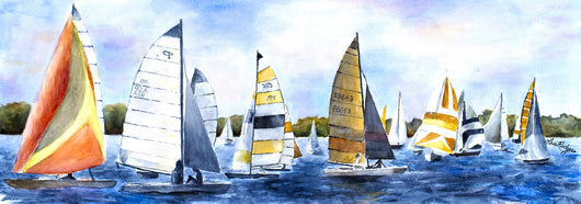 Waiting For The Start Giclee