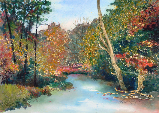 Fall Comes To Pigeon River Giclee