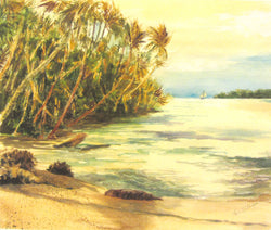 Treasure Cay Watercolor Painting