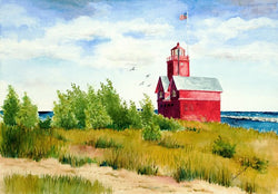Windy Day At Big Red Giclee