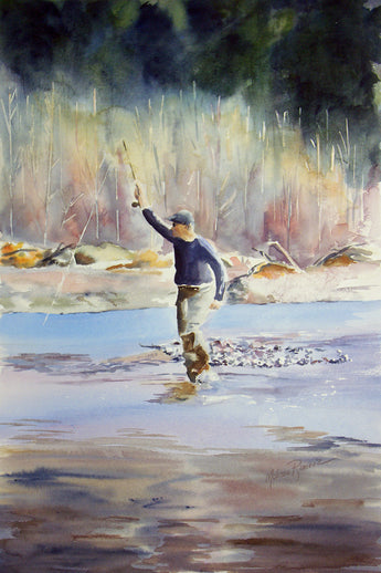 Fly Fisherman Giclee