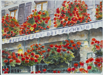 Restaurant Des Pecheurs Giclee