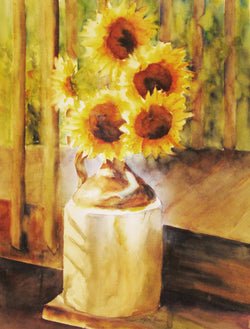 Summer Joy Watercolor Painting