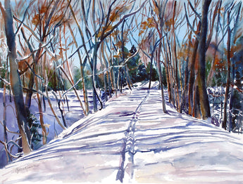 Fresh Tracks Giclee