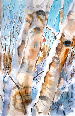 Winter Woodland Giclee