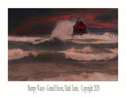 Bumpy Water Grand Haven Giclee