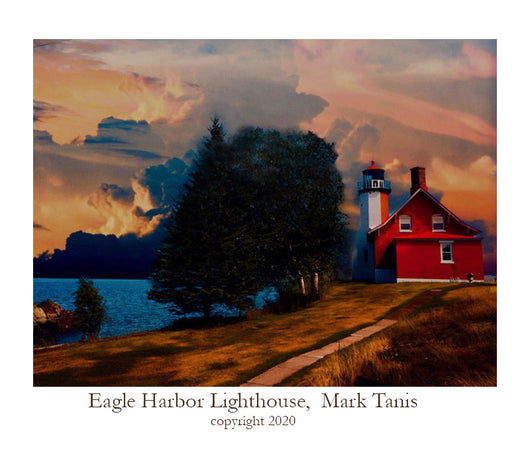 Eagle Harbor Lighthouse-Keweena Peninsula Giclee