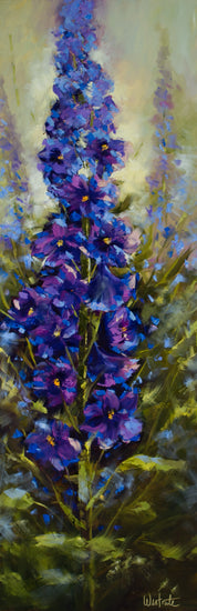 Delphinium Star Note Card