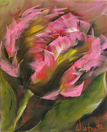 Green Wave Oil Painting