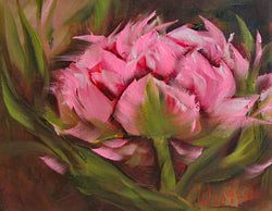 Peach Blossom Oil Painting