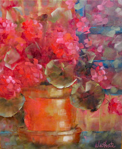 Shades of Pink Oil Painting