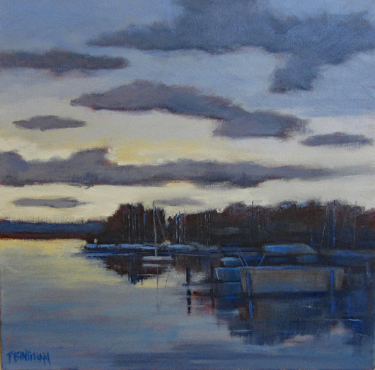 Harbor Morning Oil Painting