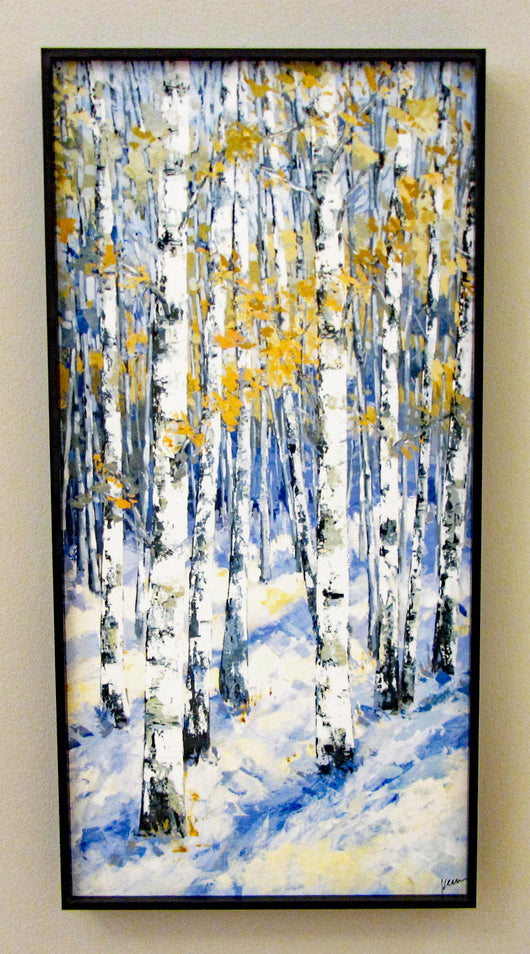 Winter Blues II Framed Giclee on Canvas