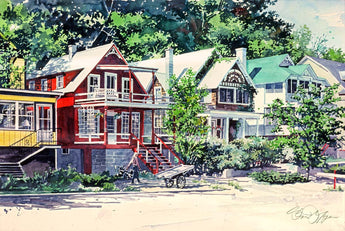 Cottage Row Macatawa Park Giclee