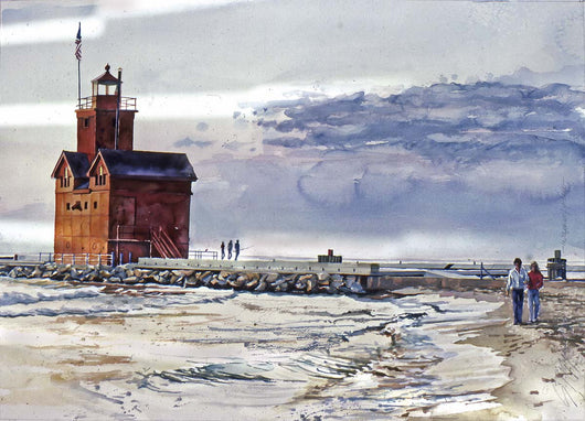 Last Light, Holland Harbor Giclee