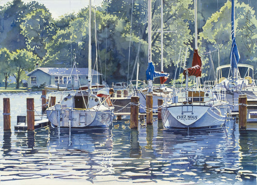 Morning Reflections At Eldean Giclee