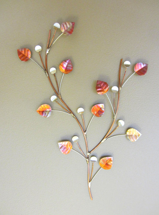 Copper Leaves and Silver Berries