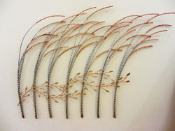 Wire Wrapped Silver Grass with Copper Branch