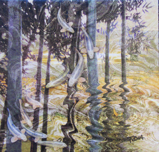 Reflecting Pool Giclee on Wrapped Canvas