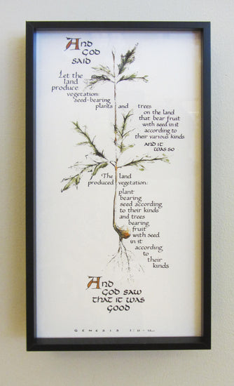 And God Said Framed Giclee