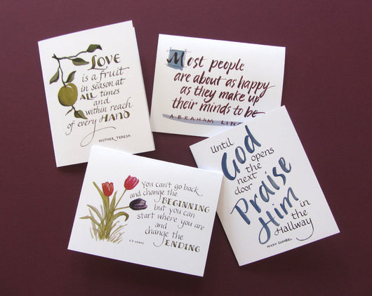Inspirational Quotes Notecards