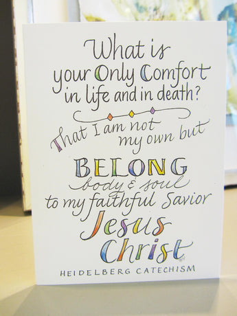 My Only Comfort Notecards