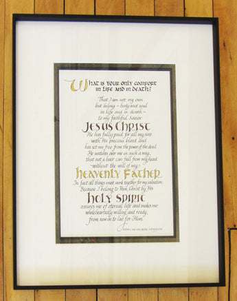 My Only Comfort Framed Giclee